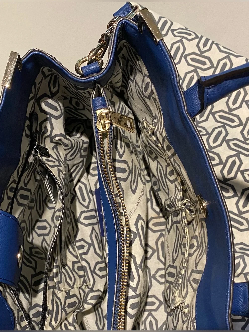 Rebecca Minkoff Amorous Navy Blue Tote / Shoulder Bag, NWT